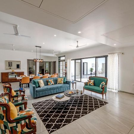 Saffronstays Mayfair Gardens 4 Bedroom Petfriendly Pool Villa 阿里巴格 外观 照片