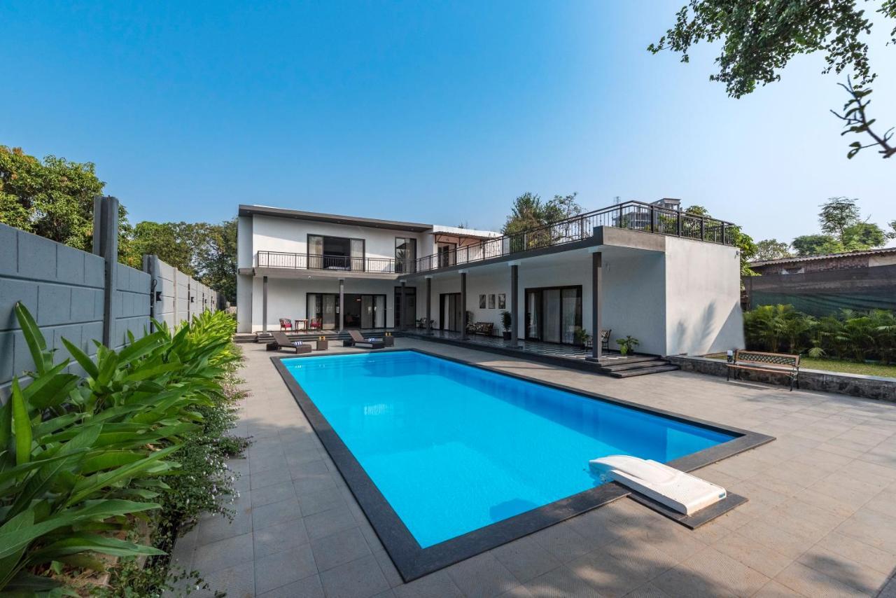 Saffronstays Mayfair Gardens 4 Bedroom Petfriendly Pool Villa 阿里巴格 外观 照片