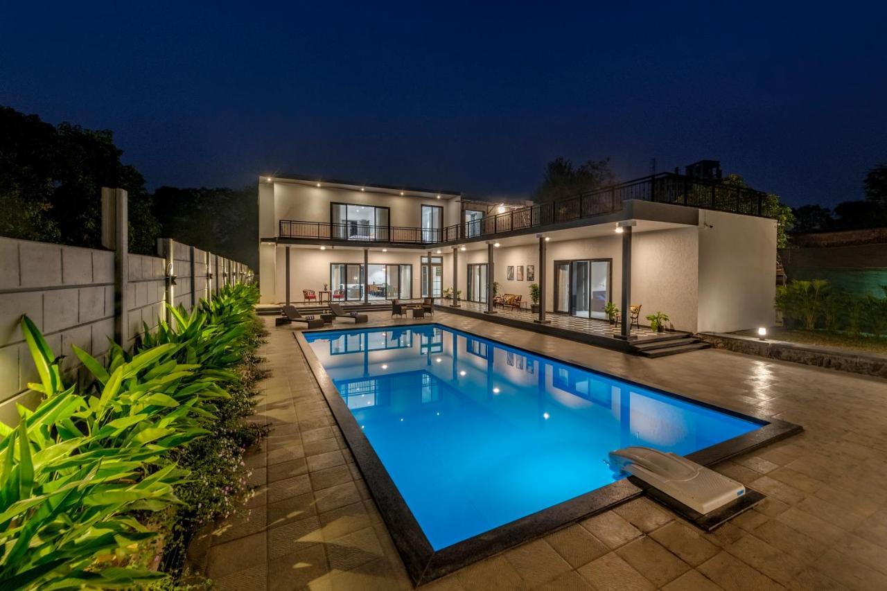Saffronstays Mayfair Gardens 4 Bedroom Petfriendly Pool Villa 阿里巴格 外观 照片
