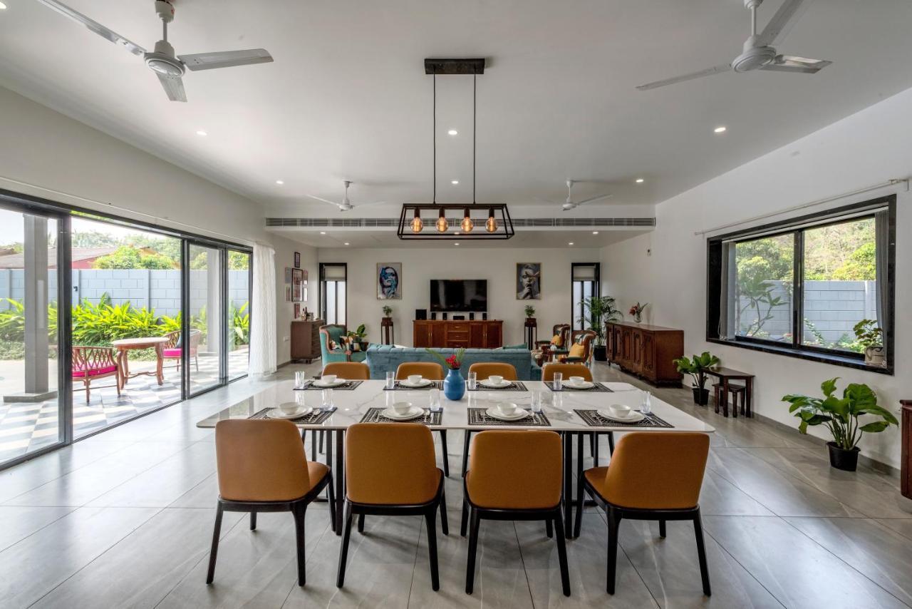 Saffronstays Mayfair Gardens 4 Bedroom Petfriendly Pool Villa 阿里巴格 外观 照片