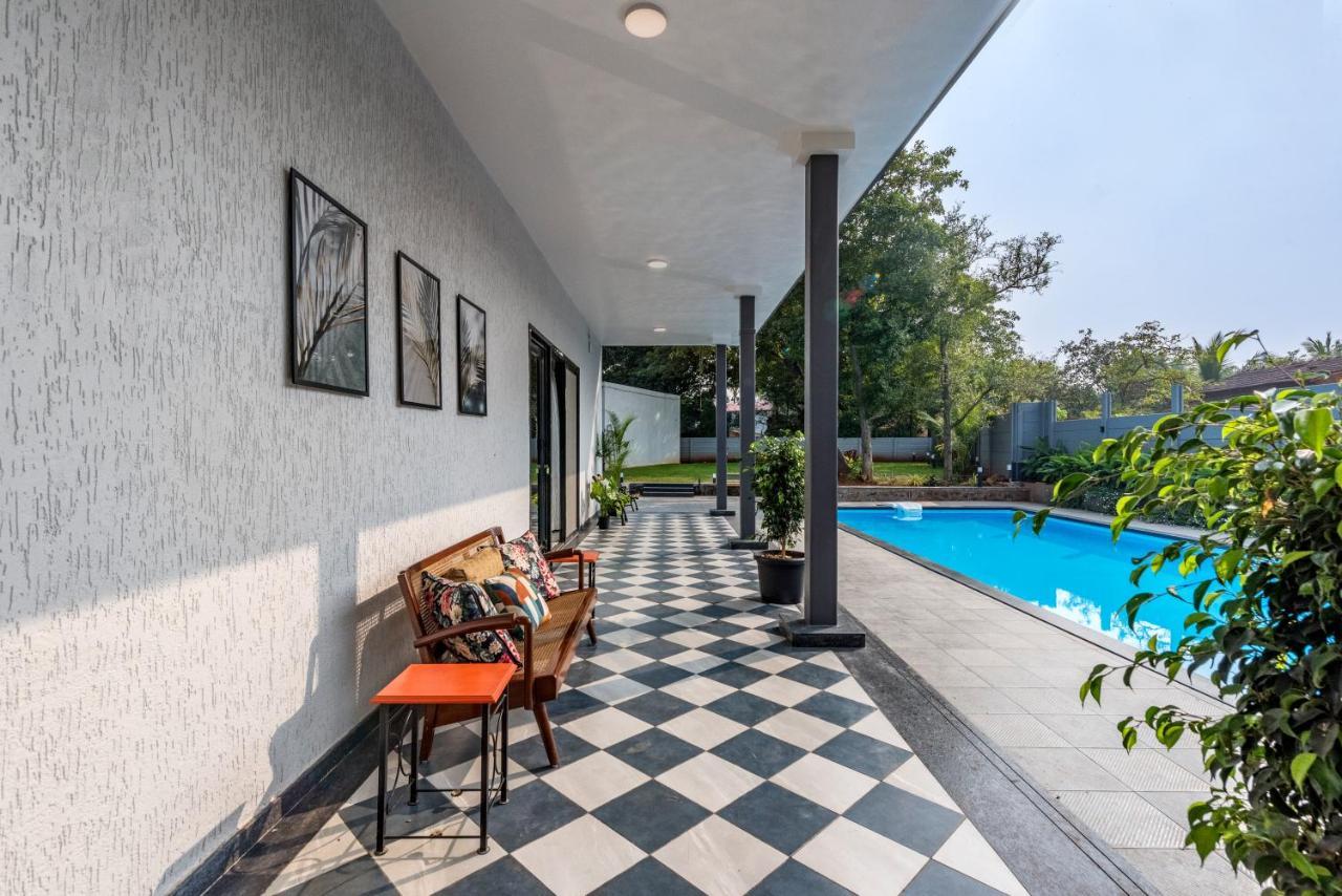 Saffronstays Mayfair Gardens 4 Bedroom Petfriendly Pool Villa 阿里巴格 外观 照片