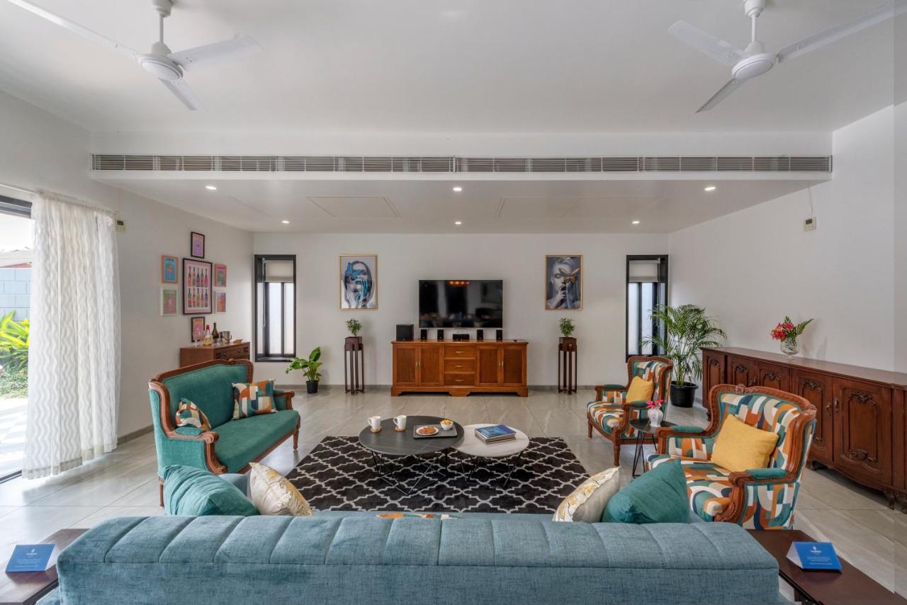 Saffronstays Mayfair Gardens 4 Bedroom Petfriendly Pool Villa 阿里巴格 外观 照片